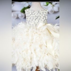 Beautiful Ivory Baptism baby Girl Dress ✨